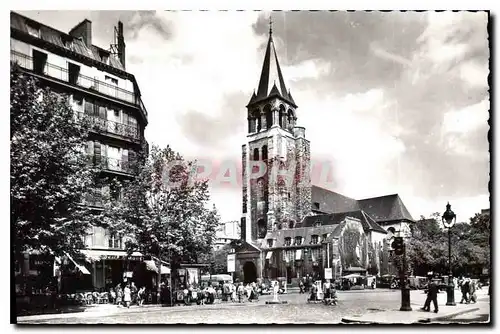 Cartes postales Paris Place Saint Germain des Pres et l'Eglise