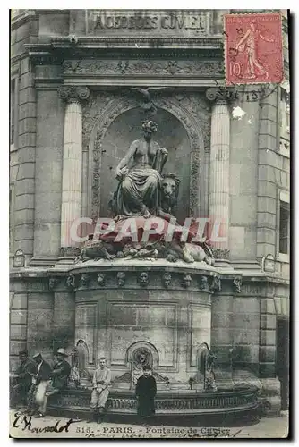 Ansichtskarte AK Paris Fontaine de Cuvier