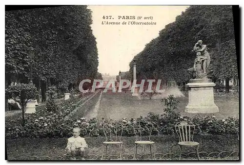 Cartes postales Paris 6e arrt l'Avenue de l'Observatoire