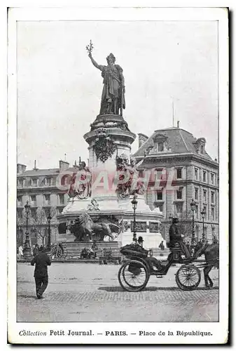 Ansichtskarte AK Collection petit Journal Paris Place de la republique