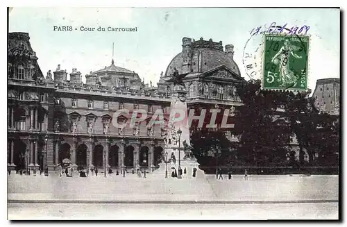 Ansichtskarte AK Paris Cour du Carrousel