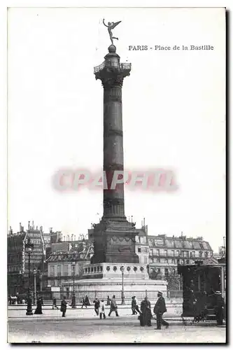 Cartes postales Paris Place de la Bastille