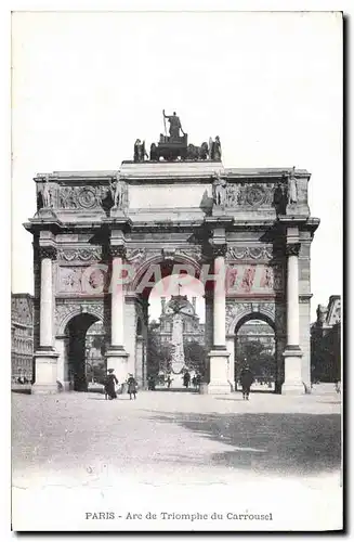 Cartes postales Paris Arc de Triomphe du Carrousel