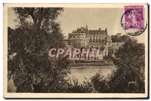 Ansichtskarte AK La Douche France Chateaux de la Loire Le Chateau d'Amboise vu des bords de la Loire