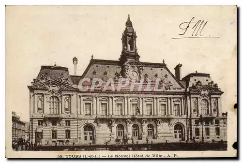 Cartes postales Tours I et L Le Nouvel Hotel de Ville