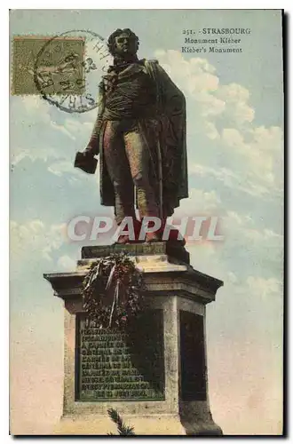 Cartes postales Strasbourg Monument Kleber