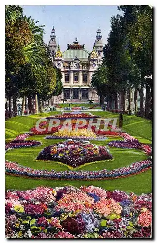 Cartes postales Monte Carlo Les Jardins Le Casino