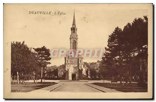 Cartes postales Deauville L'Eglise