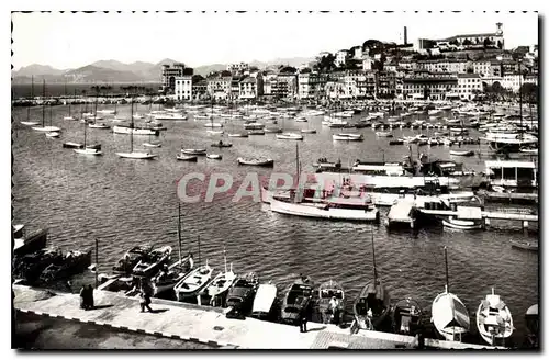 Cartes postales La Cote d'Azur Cannes Le Port le Suquet et l'Esterel