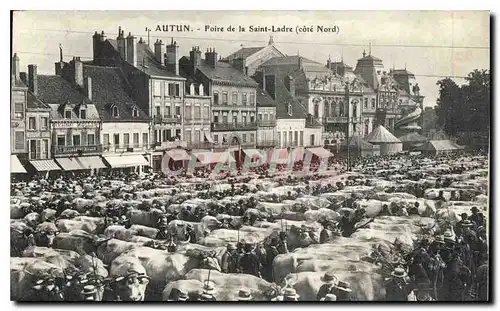 Cartes postales Autun Foire de la Saint Ladre cote Nord