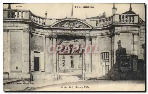 Cartes postales Toul Illustree Entree de l'Hotel de Ville