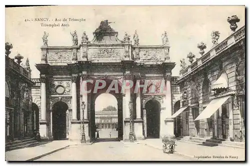 Cartes postales Nancy Arc de Triomphe