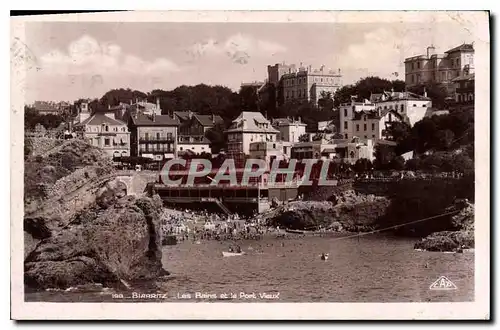 Cartes postales Biarritz Les Bains et le Port Vieux