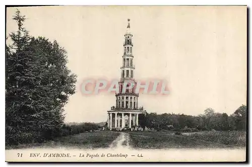 Cartes postales Env d'Amboise La Pagode de Chanteloup