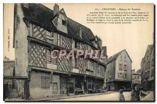 Cartes postales Chartres Maison du Saumon