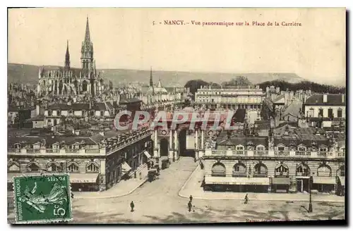 Ansichtskarte AK Nancy Vue panoramique sur la Place de la Carriere