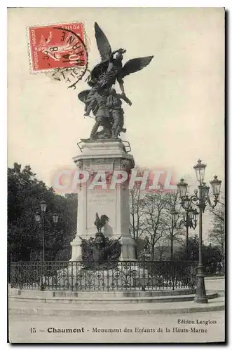 Cartes postales Chaumont Monument des Enfants de la Haute Marine