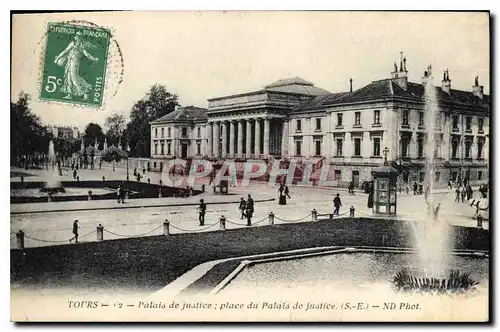 Cartes postales Tours Palais de justice Place du Palais de Justice S E