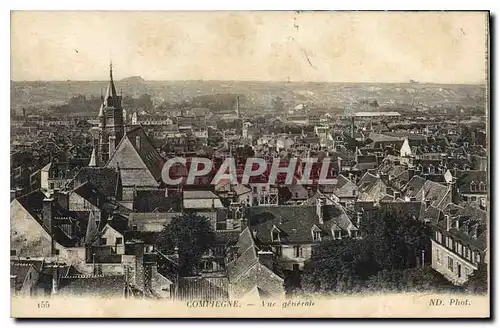 Cartes postales Compiegne vue generale