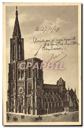 Cartes postales Strasbourg la Cathedrale