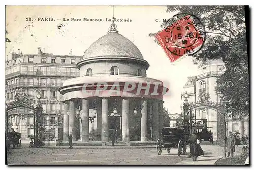 Cartes postales Paris le Parc Monceau la Rotonde