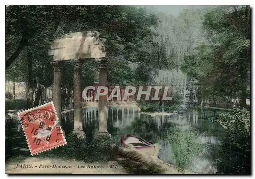 Cartes postales Paris Parc Monceau les Ruines