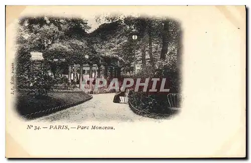 Cartes postales Paris Parc Monceau