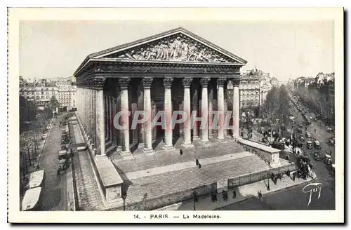 Cartes postales Paris la Madeleine