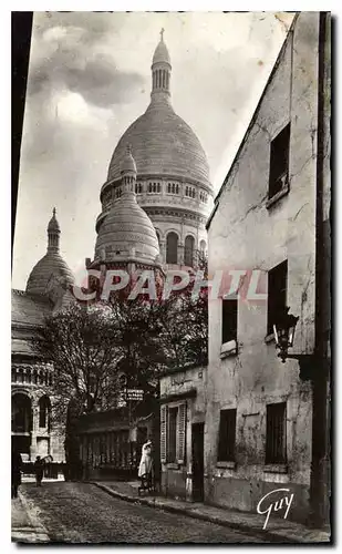 Ansichtskarte AK Paris et ses Merveilles le Sacre Coeur de Montmartre et la rue du Chevalier de la Barre