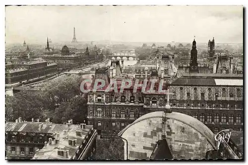 Cartes postales Paris et ses Merveilles Perspective des Sept Ponts Tour Eiffel