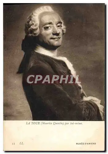 Cartes postales La Tour Maurice Quentin Par Lui meme Musee d'Amiens