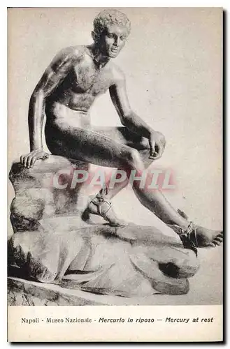 Cartes postales Napoli Museo Nazionale Mercurio in Riposo