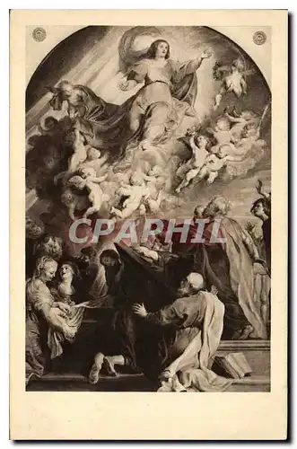 Cartes postales Rubens l'assomptiou de la Vierge Bruxelles Musee ancien