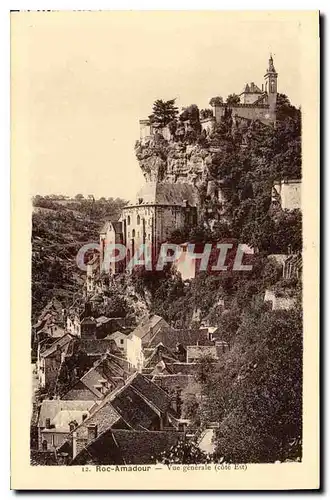 Cartes postales Roc Amadour vue generale cote Est