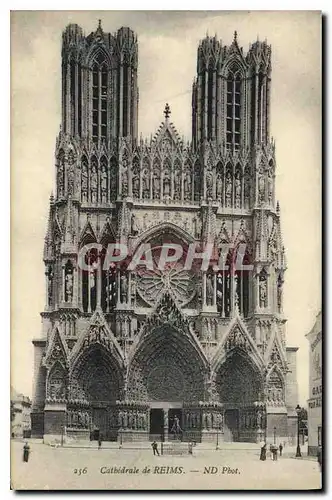 Cartes postales Cathedrale de Reims