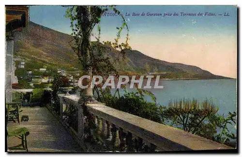 Ansichtskarte AK Menton nLa Baie de Garavan prise des Terrasses des Villas