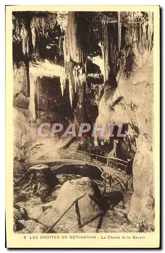 Cartes postales Les Grottes de Betharram La chaire et le Bassin