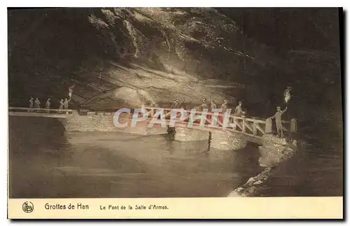 Ansichtskarte AK Grottes de Han Le Pont de la Salle d'Armes