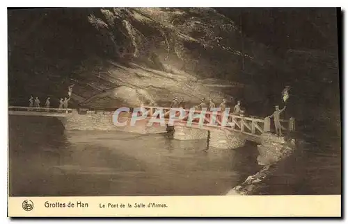 Cartes postales Grottes de Han Le Pont de la Salle d'Armes