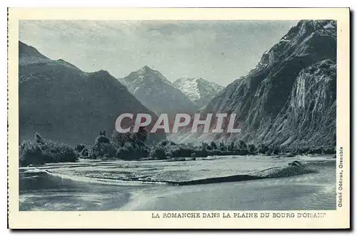 Cartes postales La Romanche dens la plaine du bourg d'oisans