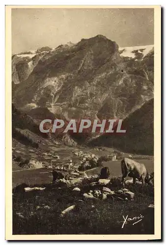 Cartes postales Pralognan Vue generale et le Grand Marchet