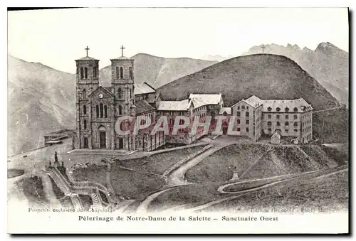 Cartes postales Pelerinage de Notre Dame de la Salette Sanctuaire Ouest