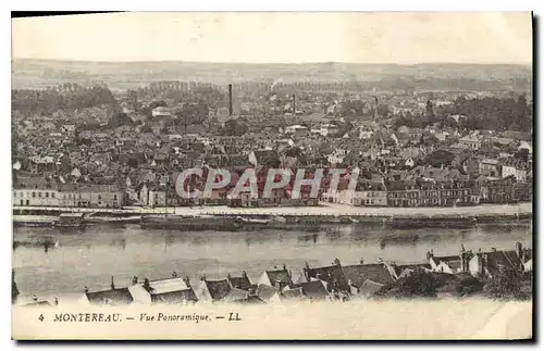 Cartes postales Montereau Vue Panoramique