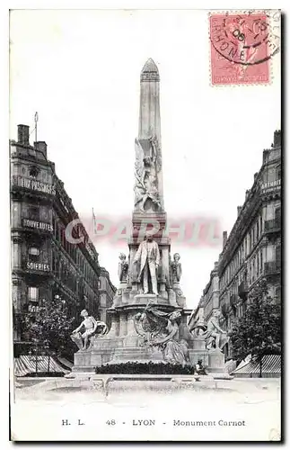Cartes postales Lyon Monument Carnot