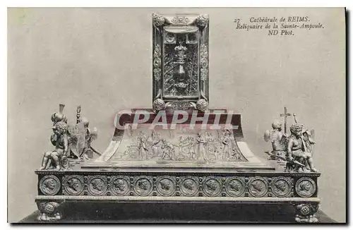 Cartes postales Cathedrale de Reims Reliquaire de la Sainte Ampoule