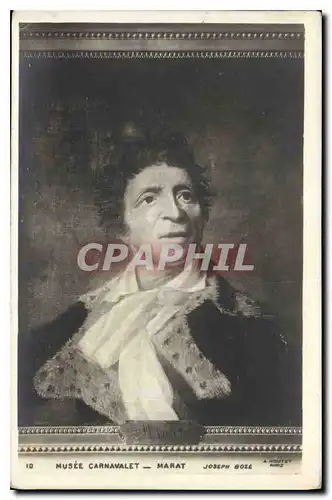 Cartes postales Musee Carnavalet Marat