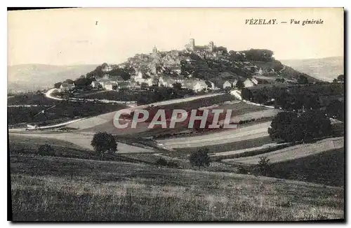 Cartes postales Vezelay Vue generale