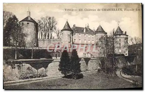 Cartes postales Yonne Chateau de Chastellux Facade Est