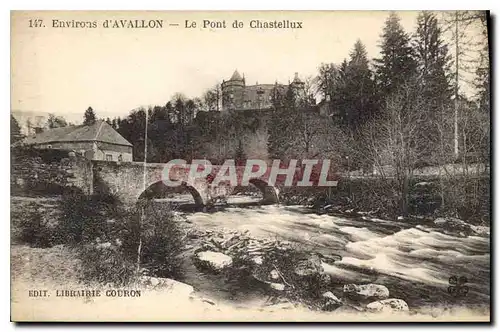 Cartes postales Environs d'Avallon Le Pont de Chastellux
