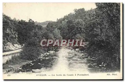 Cartes postales Avallon Les bords du Cousin a Pontaubert